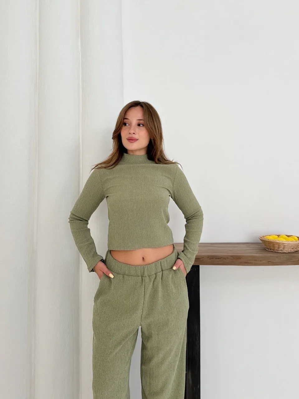 Balıkçı yaka örme takım mint st265865 — görsel 5 · 0AK5A8F2R0