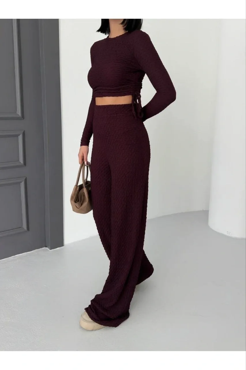 Bubble alt üst takım bordo pt510446 — görsel 4 · 86WCKBTX1P