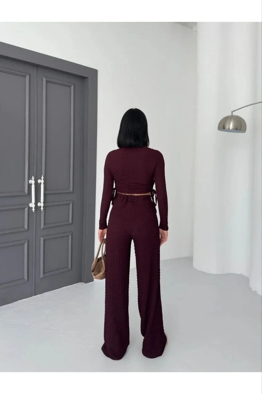 Bubble alt üst takım bordo pt510446 — görsel 3 · 86WCKBTX1P
