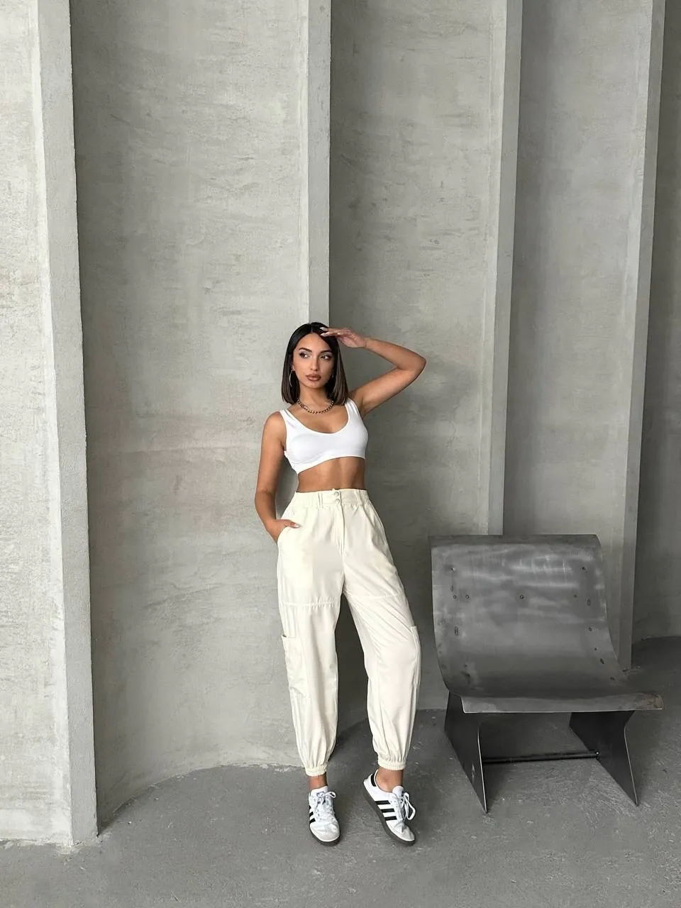 Jogger lastik paça pantolon — görsel 5 · OEUAWPCBZG