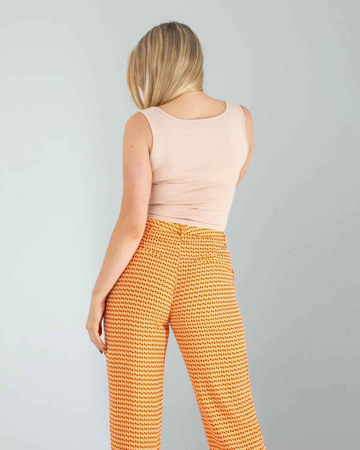 Bej Kare Yaka Basic Bluz — görsel 5 · KV2025010101