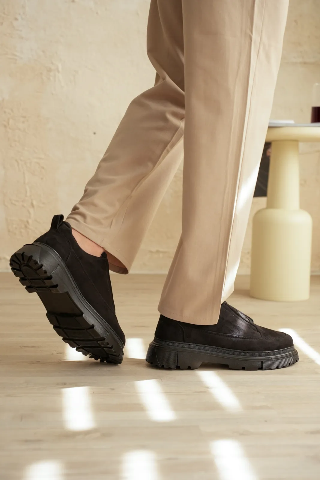 KB-703 Kuback Kömür Süet Günlük Erkek Ayakkabı — görsel 4 · KB-703-KÖMÜR-SÜET