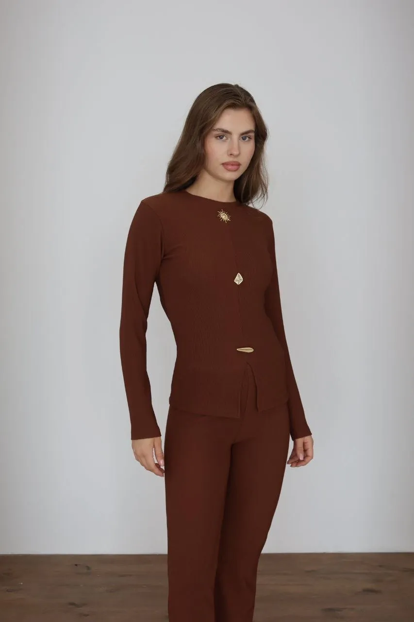 Ottoman alt üst takım kahve pt510442 — görsel 4 · GFAUDUO5N7