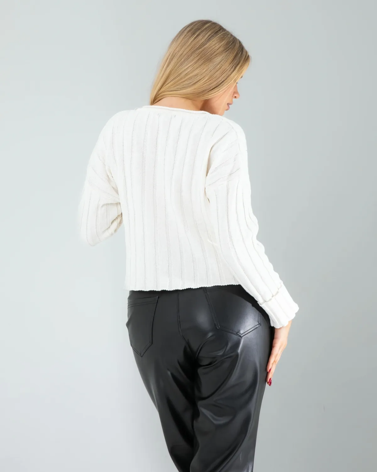 Siyah Deri Pantolon — görsel 5 · KV2025010044