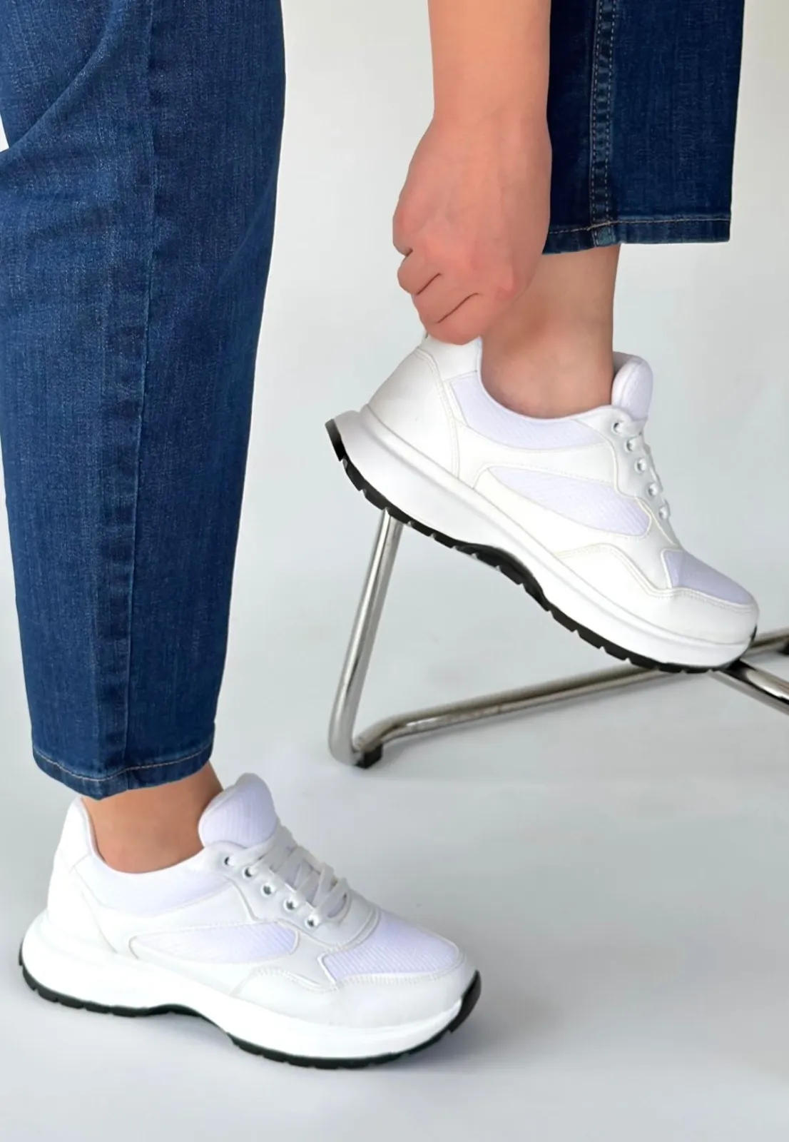 Slar Beyaz Cilt Spor Ayakkabı — görsel 3 · 26458