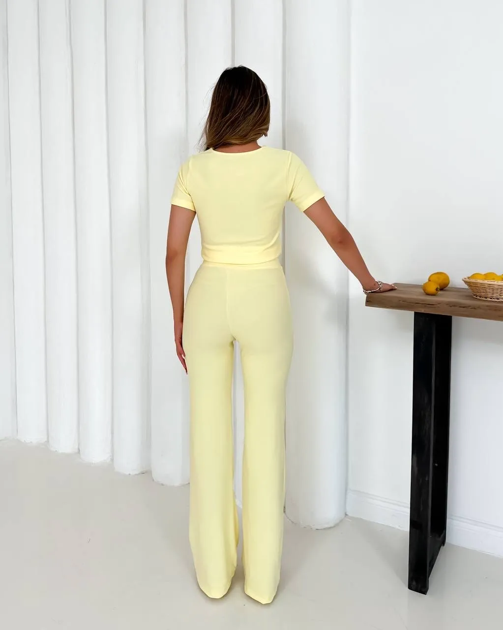 V aksesuarlı ottoman takım sarı s255850 — görsel 3 · 7Q50QJC49R