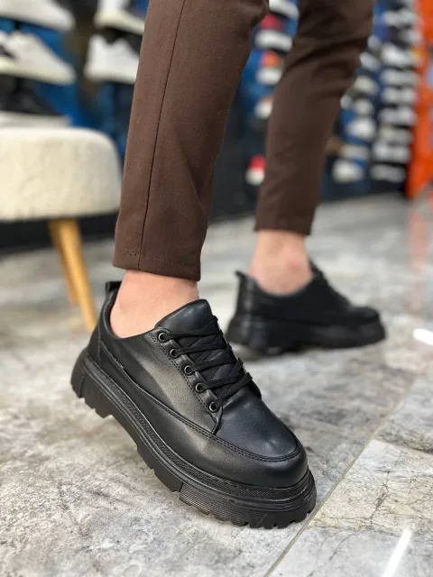 KB-702 Kuback Kömür Cilt Günlük Erkek Ayakkabı — görsel 1